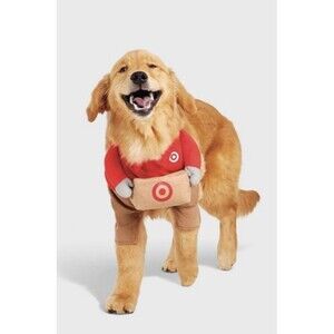 Halloween Target Delivery Dog and Cat Frontal Costume - Hyde and EEK! Large